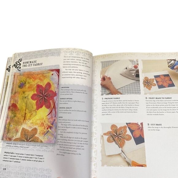 IMAGE Transfer Workshop Mixed Media Techniques Book - Picture 8 of 16